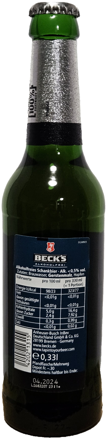 Beck's Blue Alkoholfrei